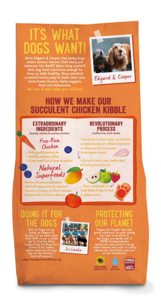 Edgard & Cooper Hondenvoer Adult Kip 12 Kg 4 Edgard & Cooper Hondenvoer Adult Kip 12 Kg - Afbeelding 2