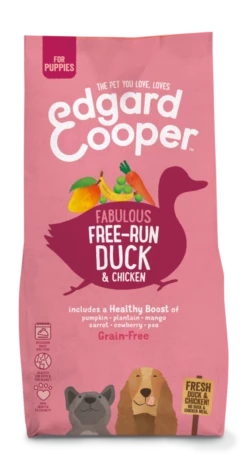 Edgard & Cooper Hondenvoer Puppy Eend En -kip 12 Kg