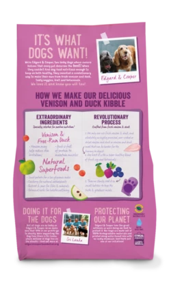 Edgard & Cooper Hondenvoer Adult Hert En Eend 2,5 Kg -Beeztees Verkoop 2024 EC 2018 2.5kg Bag Adult Venison Duck Export BOP