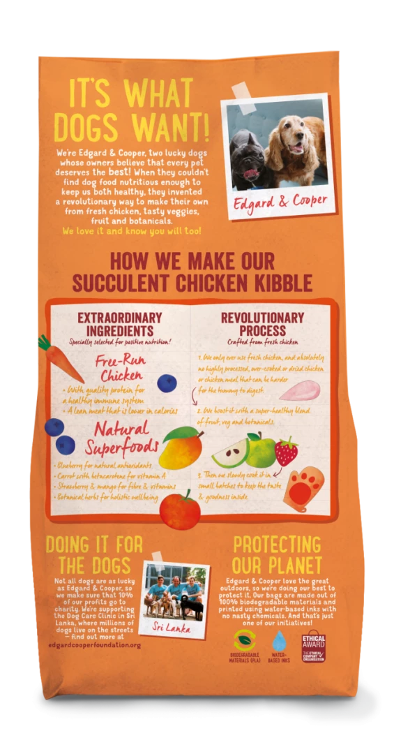 Edgard & Cooper Hondenvoer Adult Kip 7 Kg 4 Edgard & Cooper Hondenvoer Adult Kip 7 Kg - Afbeelding 2