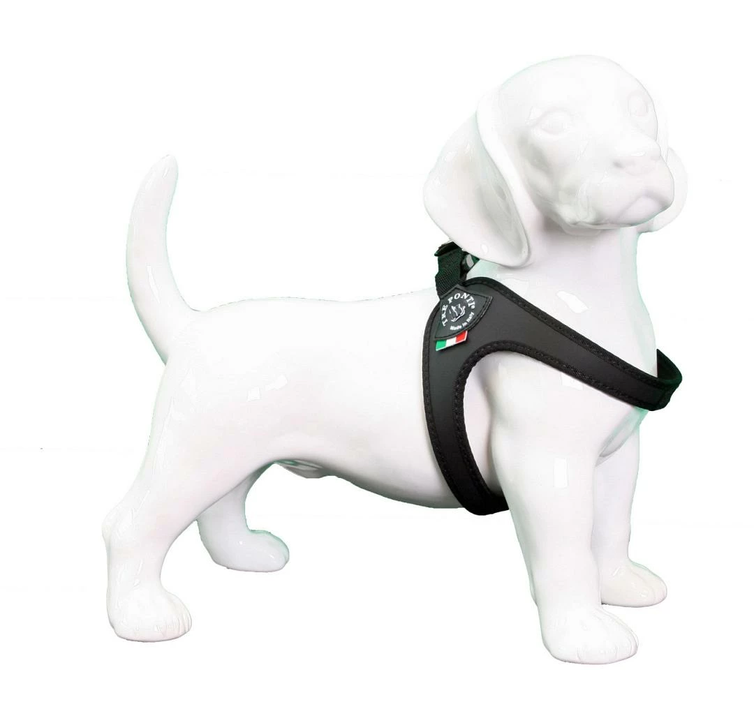 Tre Ponti Hondentuig Fibbia Zwart 3 Tre Ponti Hondentuig Fibbia Zwart