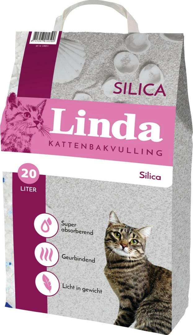 Linda Kattenbakvulling Silica 20 Ltr 3 Linda Kattenbakvulling Silica 20 Ltr