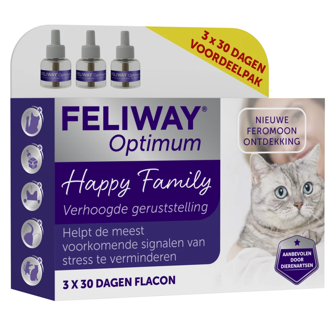 Feliway Optimum Navulling 3 St 4 Feliway Optimum Navulling 3 St - Afbeelding 2