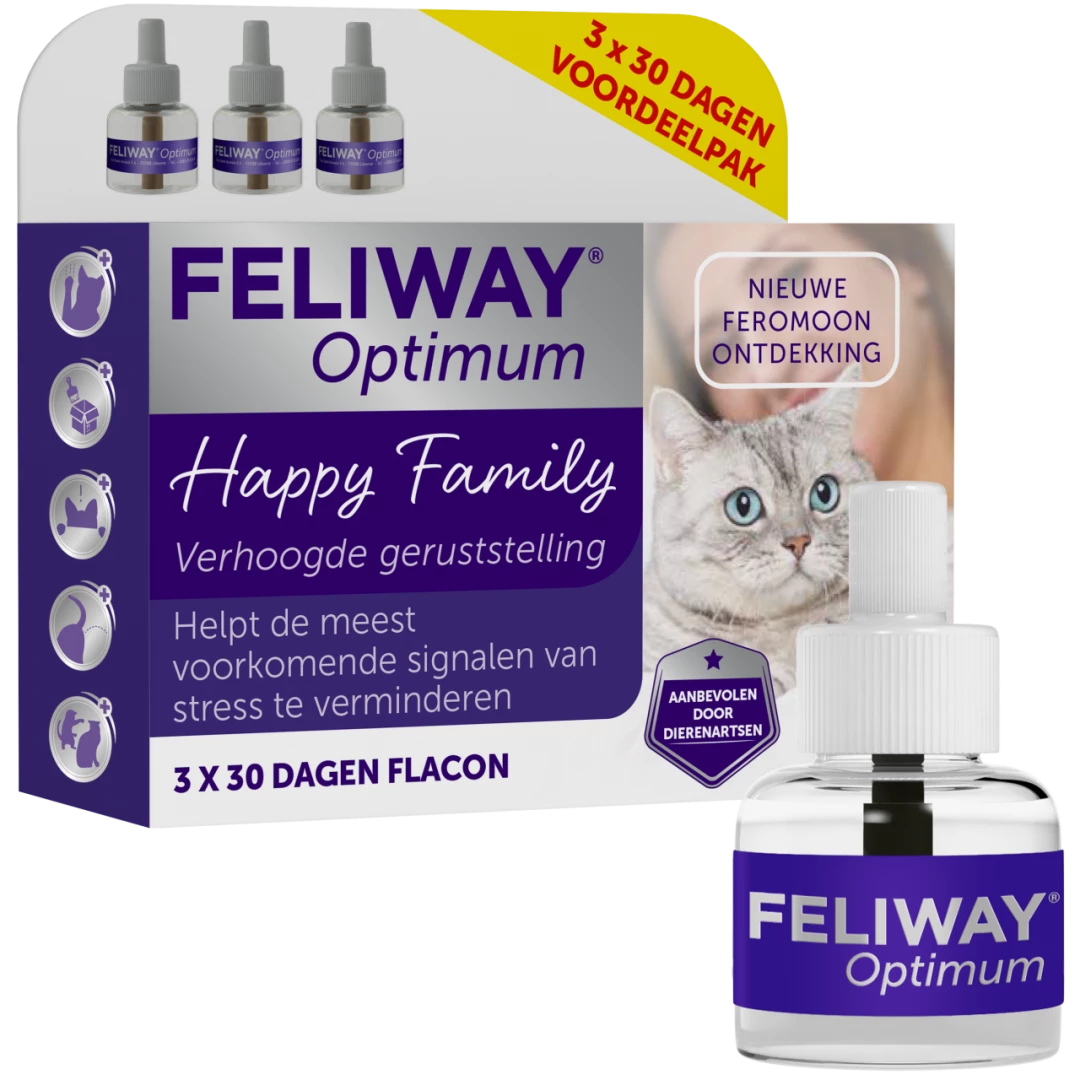 Feliway Optimum Navulling 3 St 3 Feliway Optimum Navulling 3 St