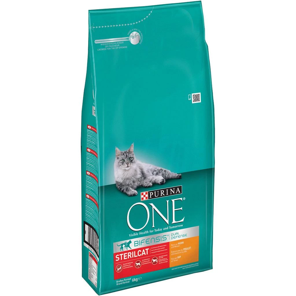One Kattenvoer Sterilcat Kip En Tarwe 6 Kg 3 One Kattenvoer Sterilcat Kip En Tarwe 6 Kg