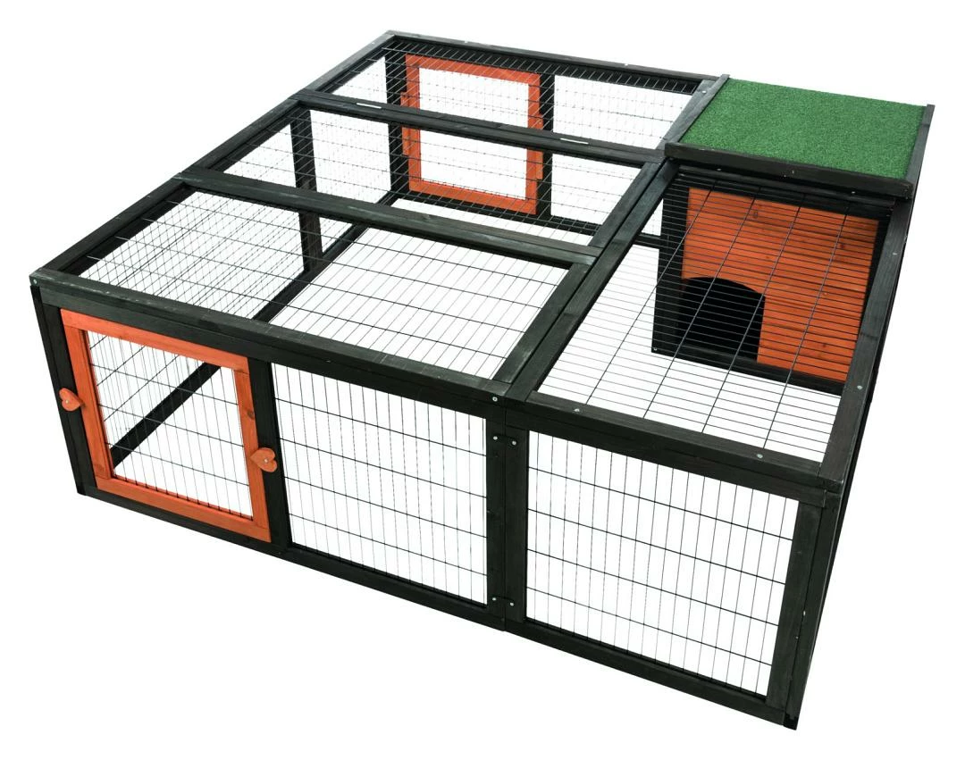 TRIXIE Natura Ren Met Afdekking Zwart/Bruin 3 TRIXIE Natura Ren Met Afdekking Zwart/Bruin