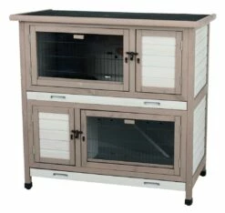 TRIXIE Natura Knaagdierhok Met Isolatie Grijs