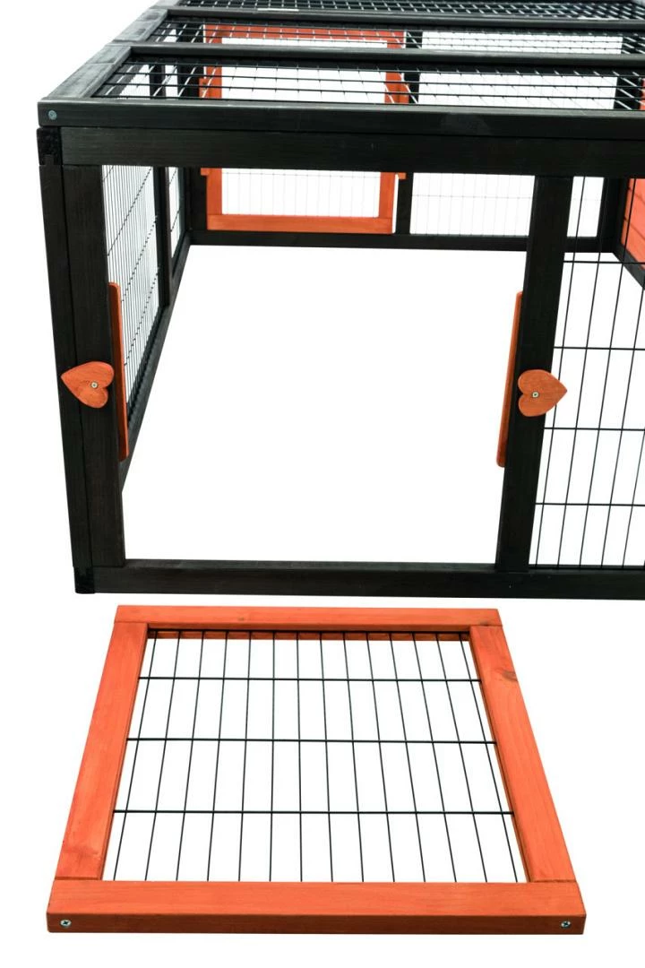 TRIXIE Natura Ren Met Afdekking Zwart/Bruin 6 TRIXIE Natura Ren Met Afdekking Zwart/Bruin - Afbeelding 4