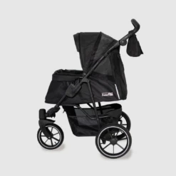 Innopet Hondenbuggy Premium Cozy Black -Beeztees Verkoop 2024 PremiumCozy Black zijkant half open