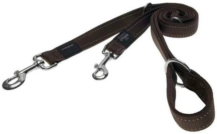 Rogz Beltz Utility Hondenlijn Multi Chocolate 4 Rogz Beltz Utility Hondenlijn Multi Chocolate - Afbeelding 2