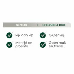 Premium Care Original Senior Chicken & Rice 12 Kg -Beeztees Verkoop 2024 Senior USPs
