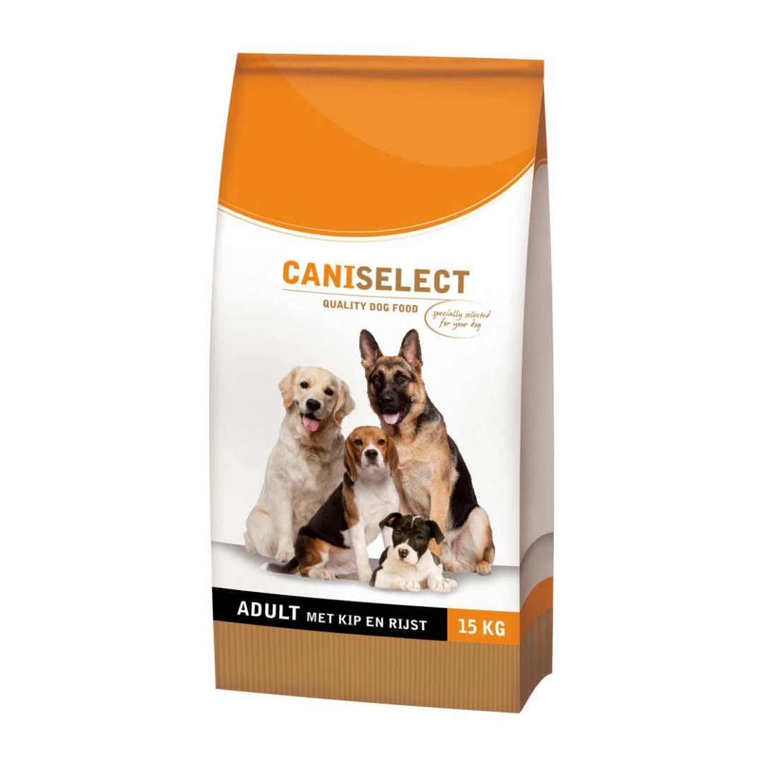 Caniselect Hondenvoer Adult Kip & Rijst 15 Kg 3 Caniselect Hondenvoer Adult Kip & Rijst 15 Kg