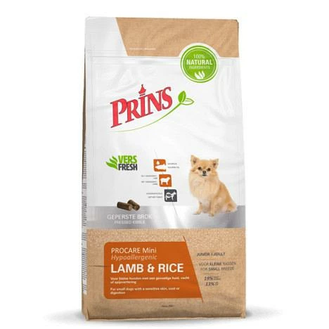 Prins Hondenvoer ProCare Mini Lamb & Rice Hypoallergic 3 Kg 3 Prins Hondenvoer ProCare Mini Lamb & Rice Hypoallergic 3 Kg