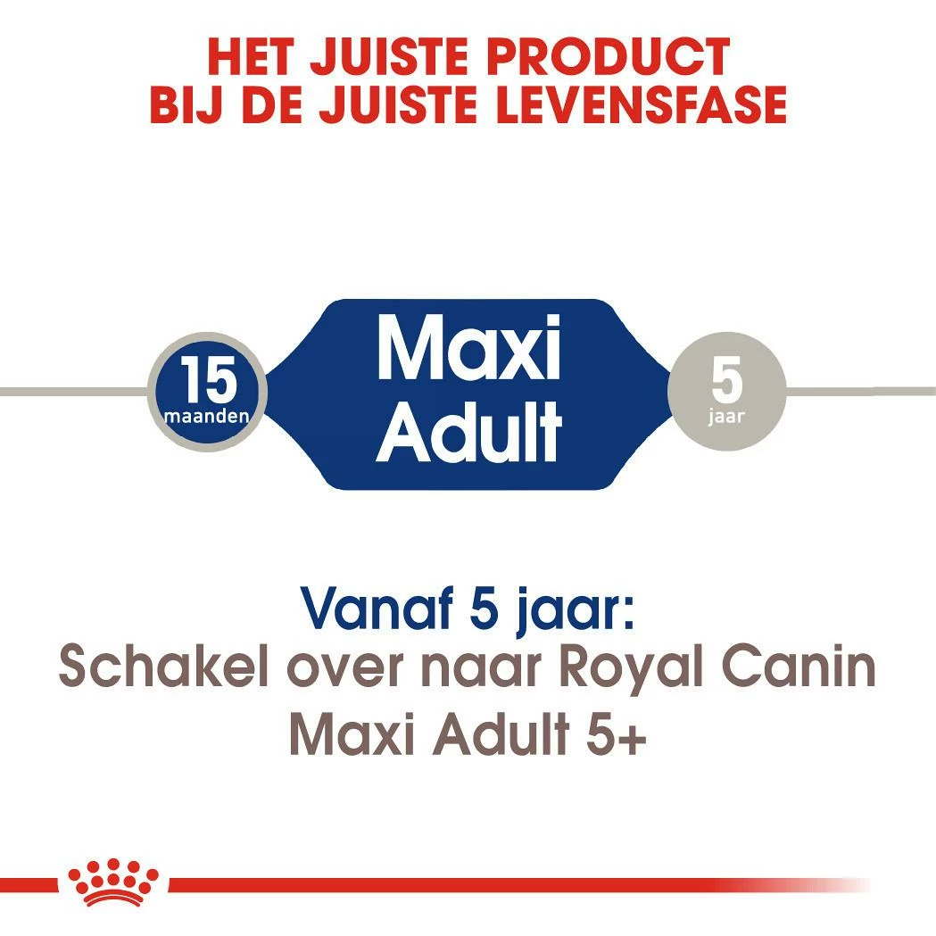 Royal Canin Hondenvoer Maxi Adult 4 Kg 6 Royal Canin Hondenvoer Maxi Adult 4 Kg - Afbeelding 4