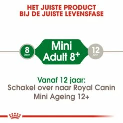 Royal Canin Hondenvoer Mini Adult 8+ 4 Kg -Beeztees Verkoop 2024 royal canin mini adult 8plus volwassen hond kleine hondenrassen vanaf 8 jaar hero image 9 1