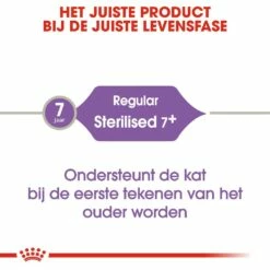 Royal Canin Kattenvoer Sterilised 7+ 1,5 Kg -Beeztees Verkoop 2024 royal canin sterilised 7plus volwassen kat castratie sterilisatie hero image 9 1